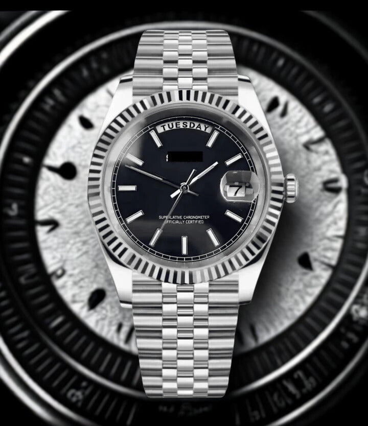 Seikojust Day Date - Stealth Black