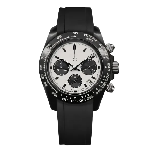 Speedline Chronograph – Stealth Monochrome - CrownLab