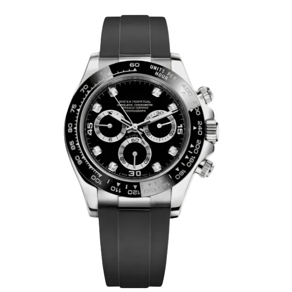 Speedline Chronograph – Gem Black - CrownLab