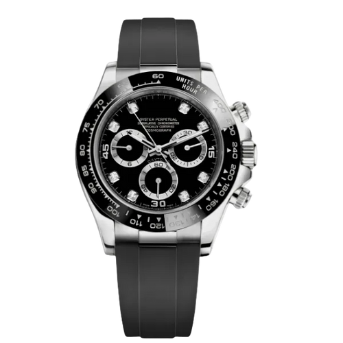 Speedline Chronograph – Gem Black - CrownLab