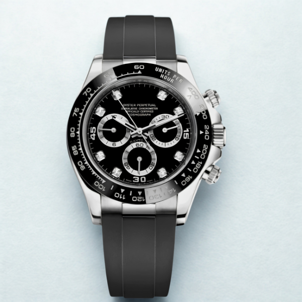 Speedline Chronograph – Gem Black - CrownLab