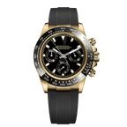 Speedline Chronograph – Gold & Black - CrownLab