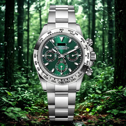 Seikotona - Silver & Forest Green