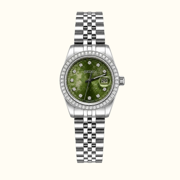 Lady Crownline – Olive Diamond Silver