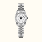 Lady Crownline – White Geometric