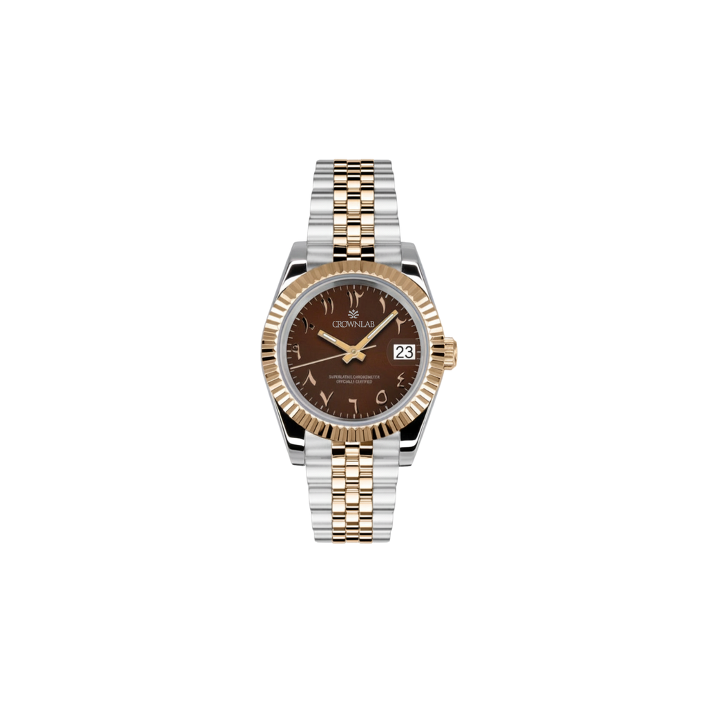 Arabic Heritage Edition — Chocolate & Rose Gold (Two-Tone)