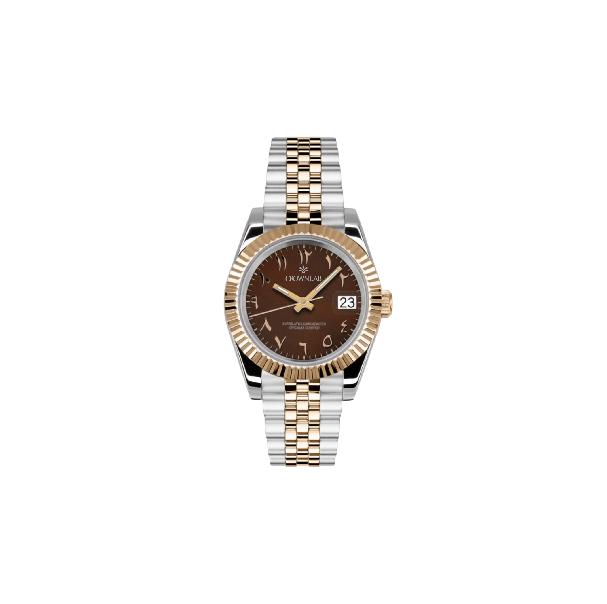 Arabic Heritage Edition — Chocolate & Rose Gold (Two-Tone)