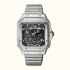 Santé Square – Skeleton Silver - CrownLab