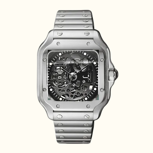 Santé Square – Skeleton Silver - CrownLab