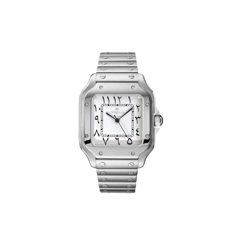Arabic Heritage Edition — The Geometric Square (Alpine White)