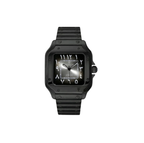 Arabic Heritage Edition — Geometric Square "Midnight Stealth"
