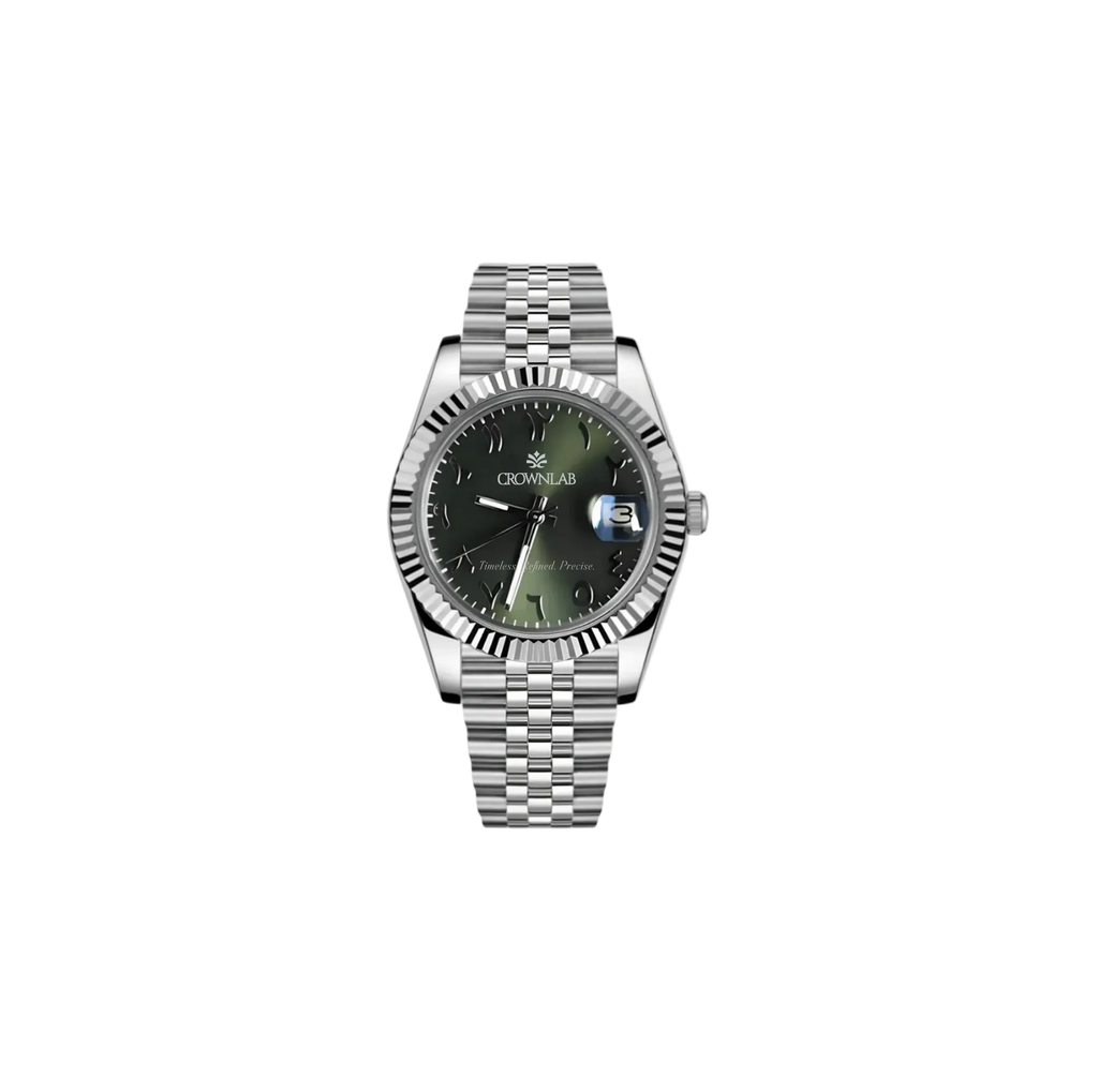Arabic Heritage Edition - Steel & Olive Green