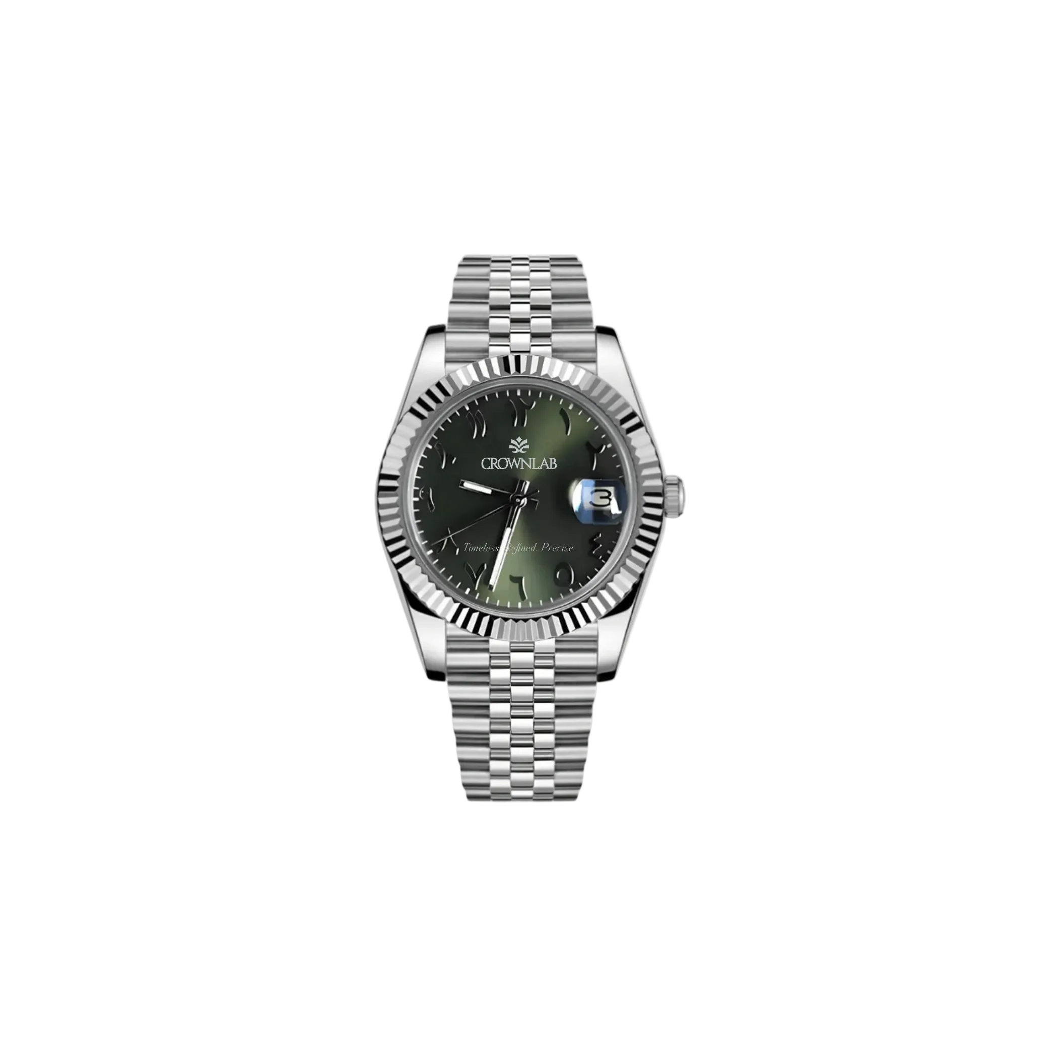 Arabic Heritage Edition - Steel & Olive Green