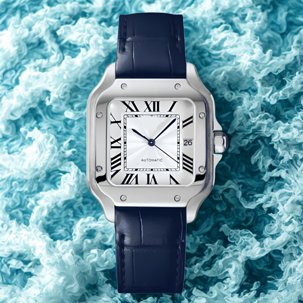Santeiko - Classic White & Blue Leather - CrownLab