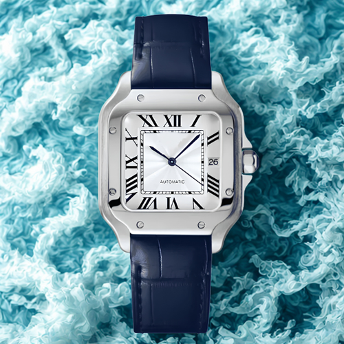 Santeiko - Classic White & Blue Leather - CrownLab