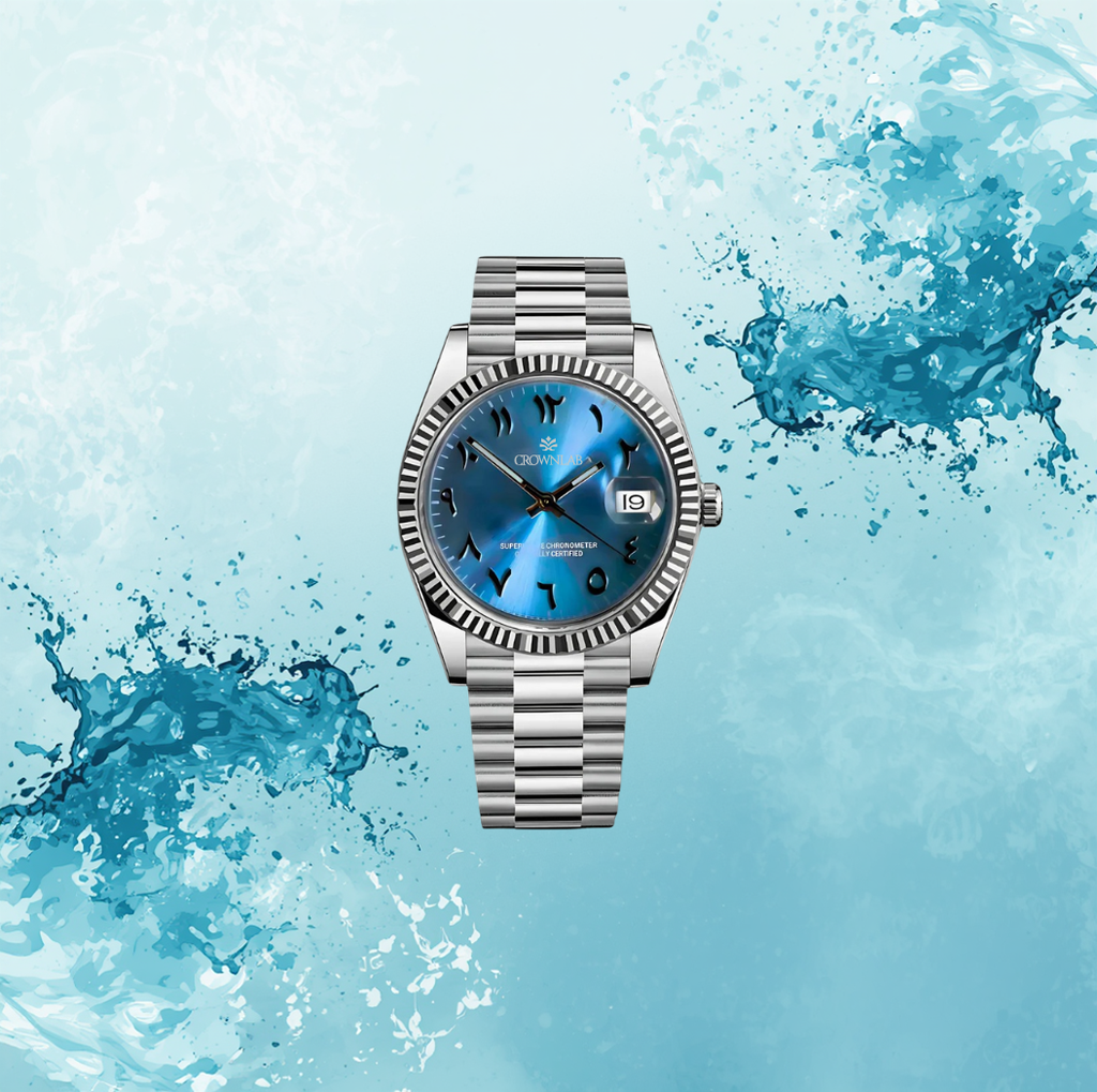 Arabic Heritage Edition — Deep Ice Blue