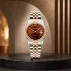 Lady Crownline – Two-Tone Rose Gold Bronze Roman