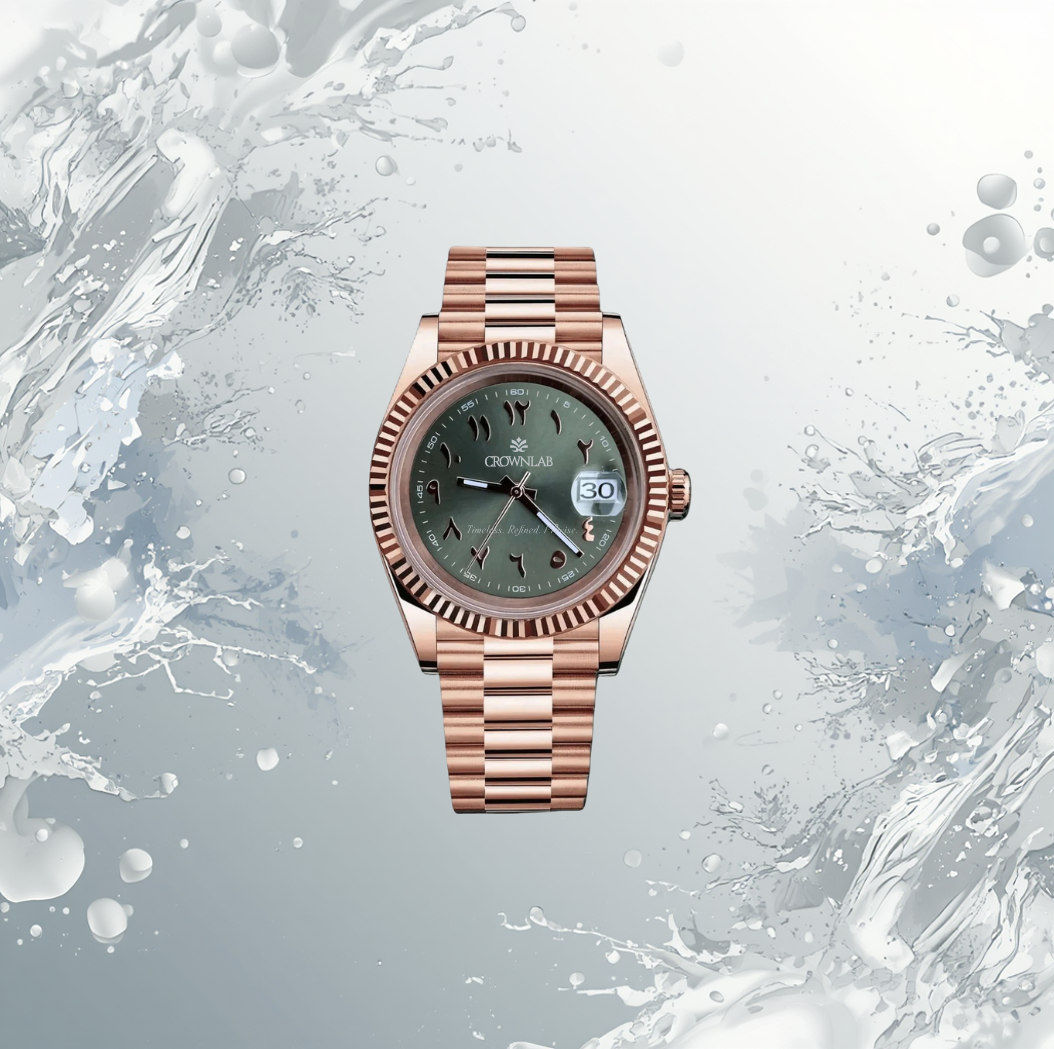 Arabic Heritage Edition - Rose Gold & Sage Green