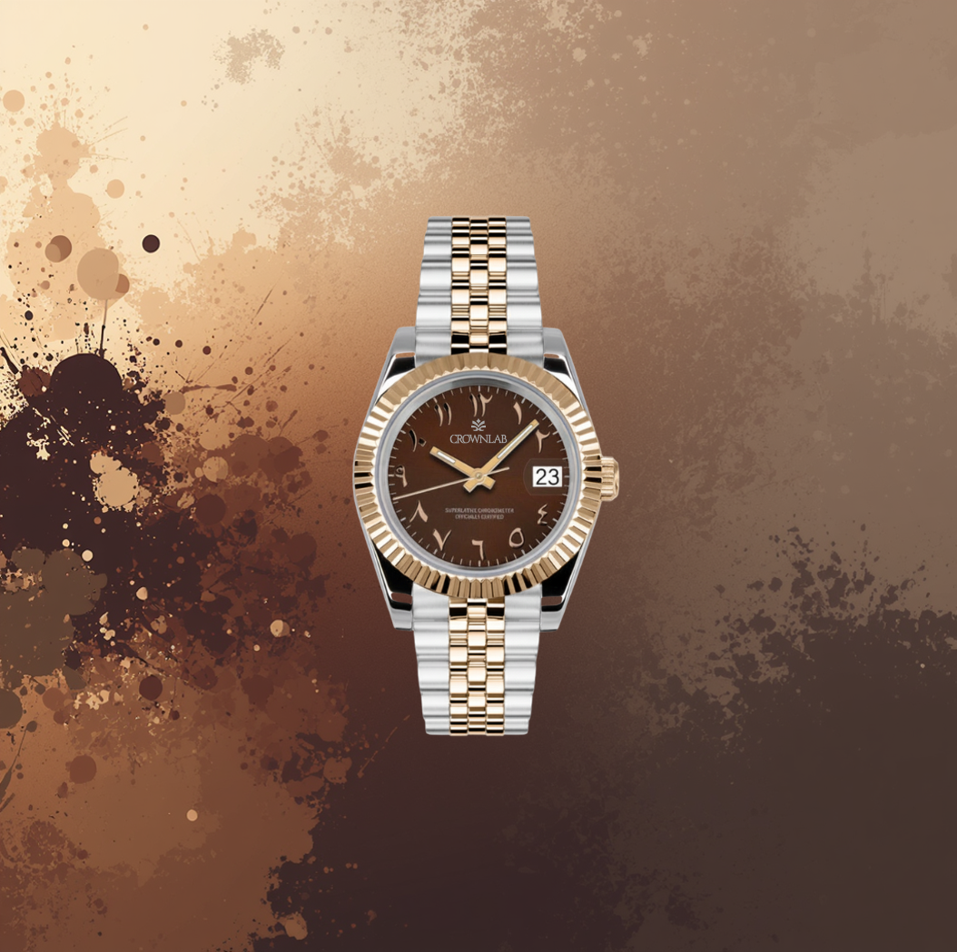 Arabic Heritage Edition — Chocolate & Rose Gold (Two-Tone)