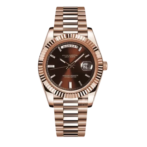 Dayline Calendar – Rose Gold & Chocolate - CrownLab