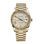 Dayline Calendar – Gold Roman White - CrownLab