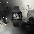 Arabic Heritage Edition — Geometric Square "Midnight Stealth"
