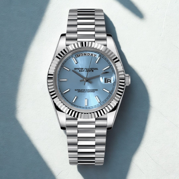 Seikojust Day Date - Tiffany Blue - CrownLab