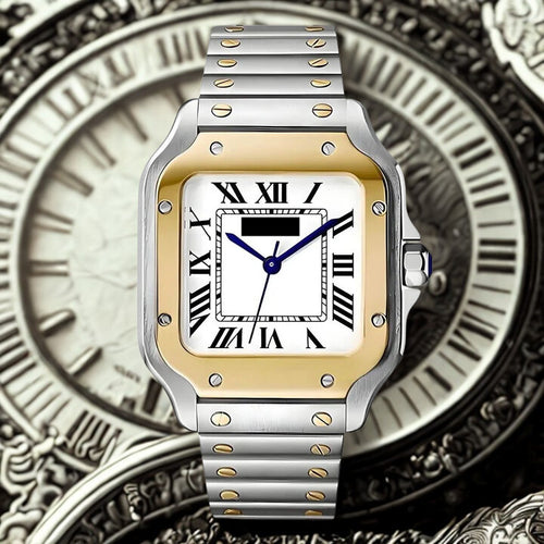Santé Square – Imperial Gold Two-Tone - CrownLab