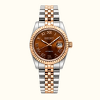 Lady Crownline – Two-Tone Rose Gold Bronze Roman