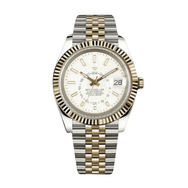 Celestial Calendar – Two-Tone White & Gold - CrownLab