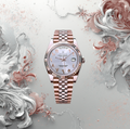 Arabic Heritage Day-Date — Pearl & Rose Gold