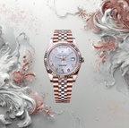 Arabic Heritage Day-Date — Pearl & Rose Gold