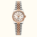 Seiko Ladyjust Two Tone Rose Gold Champagne Dial — women's automatic luxury watch by CrownLab
