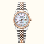 Seiko Ladyjust Rose Gold Mother Of Pearl Diamond — women's automatic luxury watch by CrownLab