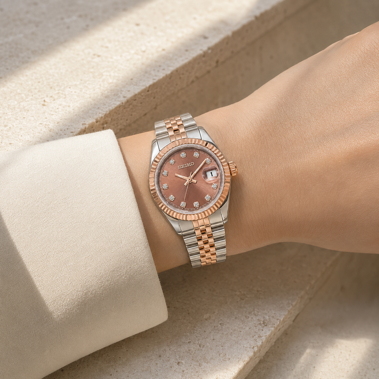 Lady Datejust Rose Blush – Two-Tone
