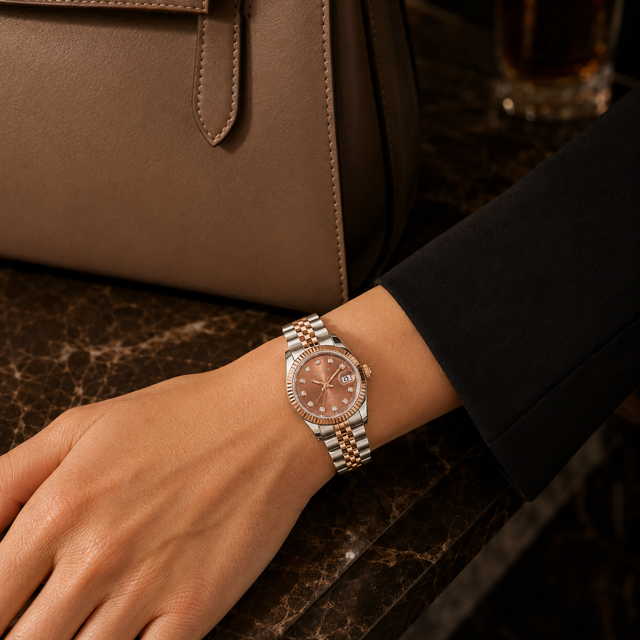 Lady Datejust Rose Blush – Two-Tone