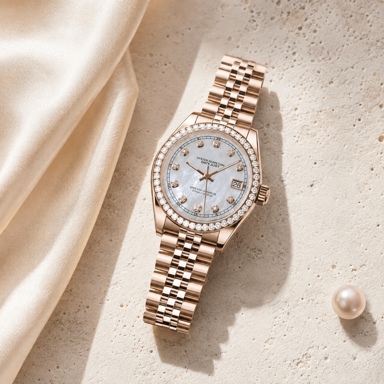 Crownline Date – Two-Tone Gem Pearl