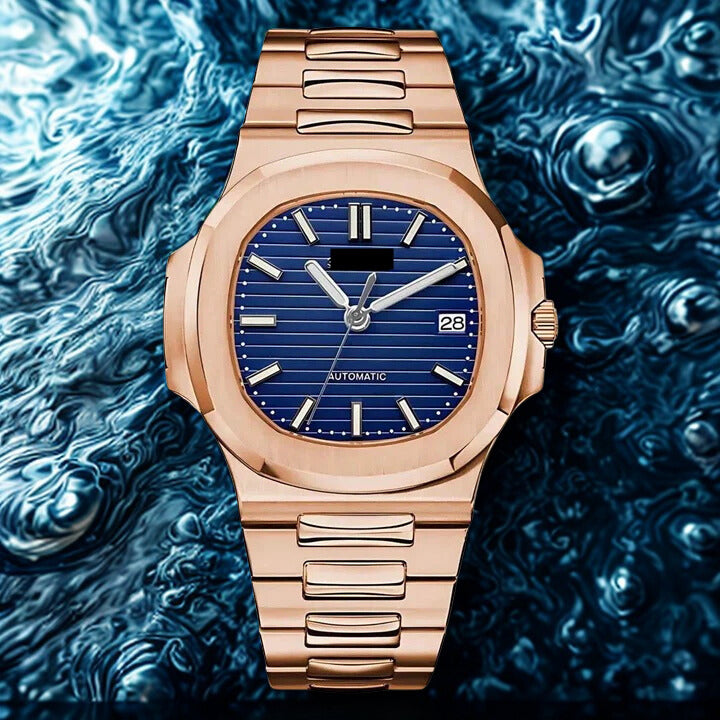 Nautiko - Rose Gold & Abyss Blue