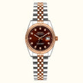 Seiko Ladyjust Rose Chocolate Diamond — women's automatic luxury watch by CrownLab