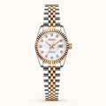 Seiko Ladyjust Rose Gold Pearl Diamond — women's automatic luxury watch by CrownLab