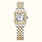 Seiko Ladies Santos Two Tone Gold White - Main