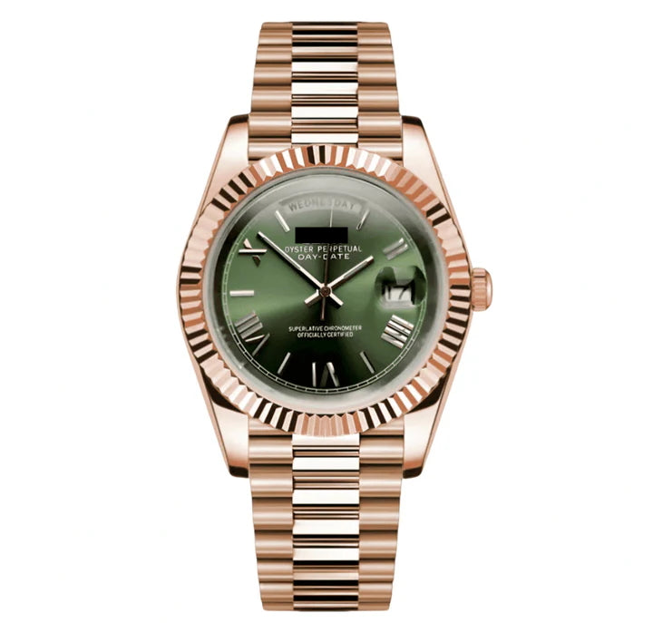 Seikojust יום תאריך - זהב ורוד וירוק מנטה