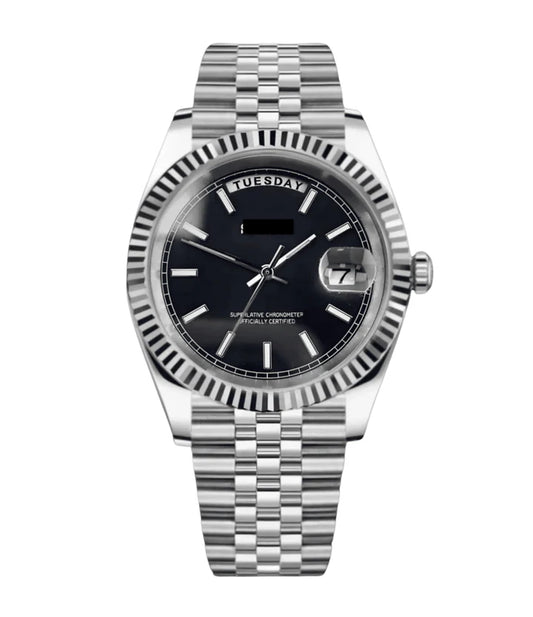 Seikojust Day Date - Stealth Black