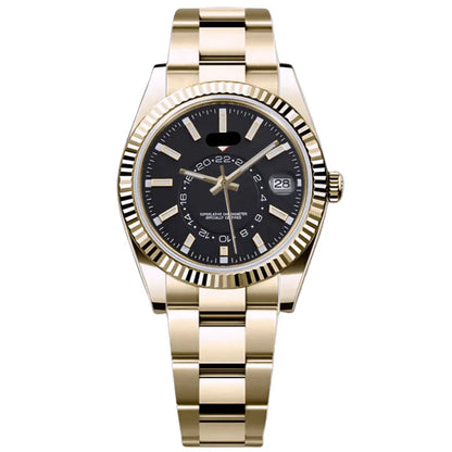 Seikojust Sky Dweller - Imperial Gold & Stealth Black